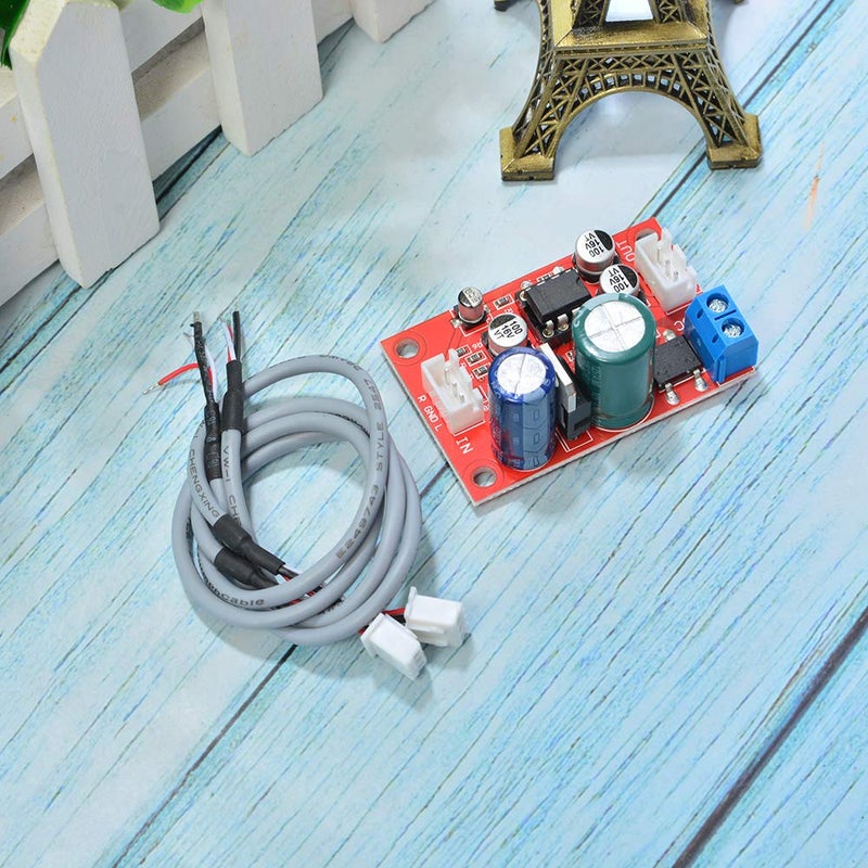 Comimark 1Pcs DIY NE5532 Dynamic Microphone Stereo Preamp Amplifier Board DC9-24V AC8-16V - Image 2